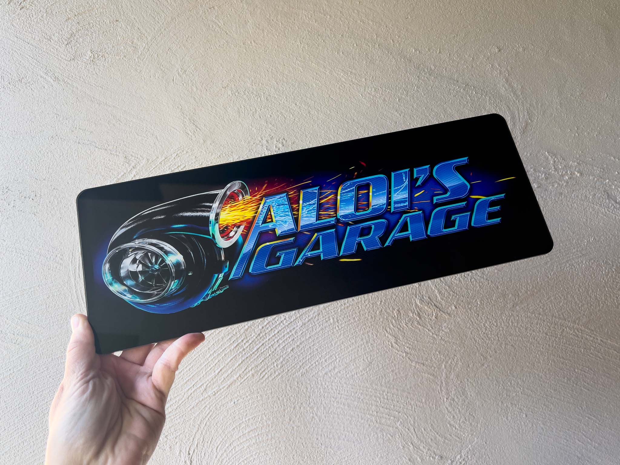 Cambridge Acrylic Logo Plate (Glass Like Finish)
