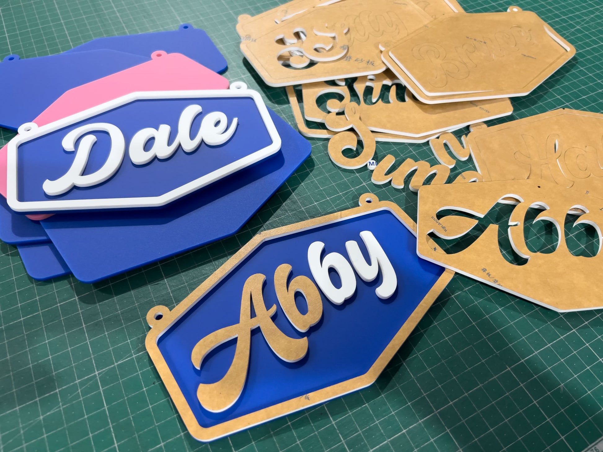 Assembly of the Louisiana Mini Name Plaques